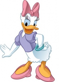 RoomMates RMK1513GM Daisy Duck Peel and Stick Giant Wall Decal RoomMates RMK1513GM Daisy Duck Peel and Stick Giant Wall Decal