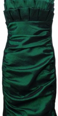 Xscape by Joanna Chen Women's Strapless Taffeta Pleat Dress 14 Hemp Green Xscape by Joanna Chen Women's Strapless Taffeta Pleat Dress 14 Hemp Green