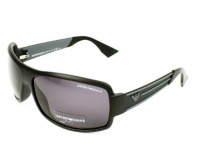 Emporio Armani Men's 9697 Matt Black Frame/Grey Lens Plastic Sunglasses Emporio Armani Men's 9697 Matt Black Frame/Grey Lens Plastic Sunglasses