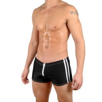 Men's New Zip Boxer Swimsuit By Gary Majdell Sport Men's New Zip Boxer Swimsuit By Gary Majdell Sport