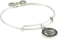 Alex and Ani Bangle Bar St. Anthony Russian-Silver Expandable Bracelet Alex and Ani Bangle Bar St. Anthony Russian-Silver Expandable Bracelet