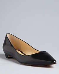 A sleek and simple flat from IVANKA TRUMP, crafted in basic black for timeless appeal. A sleek and simple flat from IVANKA TRUMP, crafted in basic black for timeless appeal.