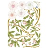 Reusable Decoration Wall Sticker Decal - Blossoming Flowers