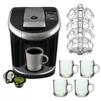 Keurig Vue V700 Brewing System Machine w/ K-Cup Carousel Chrome & 2 Pcs ARC Handy Glass Coffee Mug Keurig Vue V700 Brewing System Machine w/ K-Cup Carousel Chrome & 2 Pcs ARC Handy Glass Coffee Mug