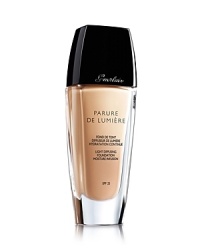 Capture the light within your skin with the newest innovation from Guerlain, Parure de Lumière-its first moisturizing foundation and light diffuser. Enriched with luminescent water, Parure de Lumière Foundation continuously infuses the skin with hydration, increasing luminosity and radiance.- Provides medium coverage- Satin sheer finish- SPF 25 Capture the light within your skin with the newest innovation from Guerlain, Parure de Lumière-its first moisturizing foundation and light diffuser. Enriched with luminescent water, Parure de Lumière Foundation continuously infuses the skin with hydration, increasing luminosity and radiance.- Provides medium coverage- Satin sheer finish- SPF 25