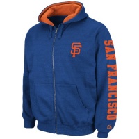 MLB San Francisco Giants Cold Fire Hooded Full Zip Fleece Men's MLB San Francisco Giants Cold Fire Hooded Full Zip Fleece Men's
