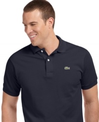 Sport a classic for style that's always in with this polo shirt from Lacoste. Sport a classic for style that's always in with this polo shirt from Lacoste.