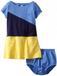 Nautica Baby-girls Infant Color Block Dress, Cornflower, 24 Months Nautica Baby-girls Infant Color Block Dress, Cornflower, 24 Months