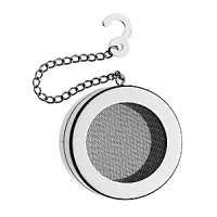 Brew your favorite loose teas with this cylindrical tea ball. Featuring a suspension chain with a hook, and a mesh screen filter, it can be used for a single cup, a full pot and everything in between. Brew your favorite loose teas with this cylindrical tea ball. Featuring a suspension chain with a hook, and a mesh screen filter, it can be used for a single cup, a full pot and everything in between.
