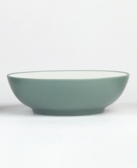 Mix and match these splashes of color for a tabletop with endless possibility! The modern coupe shape and two-tone hues mean this cereal bowl will bring life to any décor. Select pieces in your favorite shades to create a customized dinnerware collection. Mix and match these splashes of color for a tabletop with endless possibility! The modern coupe shape and two-tone hues mean this cereal bowl will bring life to any décor. Select pieces in your favorite shades to create a customized dinnerware collection.