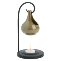 Gifts & Decor Folk Art Porcelain Tear Drop Oil Warmer Candle Holder Gifts & Decor Folk Art Porcelain Tear Drop Oil Warmer Candle Holder