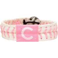 MLB Chicago Cubs Pink Baseball Bracelet MLB Chicago Cubs Pink Baseball Bracelet