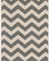 Safavieh CY6244-246 Courtyard Collection Indoor/Outdoor Area Runner, 2-Feet 3-Inch by 7-Feet 6-Inch, Grey and Beige