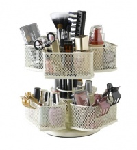 Nifty Cosmetic Organizing Carousel, Cream Nifty Cosmetic Organizing Carousel, Cream