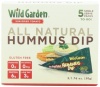 Wild Garden Single Servce  Sundried Tomato Hummus Dip, 5-Count (Pack of 6)