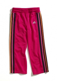 adidas Girls 2-6X Tricot Pant, Dark Pink, 6X adidas Girls 2-6X Tricot Pant, Dark Pink, 6X