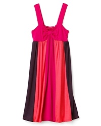 She's sure to shine in this uber-cute full-length dress from Little Ella with its long, eye-catching colorblock stripes. She's sure to shine in this uber-cute full-length dress from Little Ella with its long, eye-catching colorblock stripes.