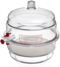 Bel-Art Scienceware 420220000 Polycarbonate Bottom Space Saver Vacuum Desiccator, 19.7cm ID, 23cm Flange OD, 26cm Height, 19cm Plate Size Bel-Art Scienceware 420220000 Polycarbonate Bottom Space Saver Vacuum Desiccator, 19.7cm ID, 23cm Flange OD, 26cm Height, 19cm Plate Size