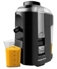 Make a healthy choice. Indulge your senses in freshly squeezed fruit & vegetable juice jam-packed with essential nutrients and vitamins. This powerful juicer fills your cup with your pulp-free beverage of choice in a few minutes. 2-year limited warranty. Model JE2200B. Make a healthy choice. Indulge your senses in freshly squeezed fruit & vegetable juice jam-packed with essential nutrients and vitamins. This powerful juicer fills your cup with your pulp-free beverage of choice in a few minutes. 2-year limited warranty. Model JE2200B.