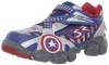 Stride Rite X-Celeracers Captain America Sneaker (Toddler/Little Kid),Blue,10 W US Toddler