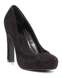 Soft suede and a bold platform make these wardrobe essential true style stars. By Aqua. Soft suede and a bold platform make these wardrobe essential true style stars. By Aqua.