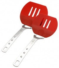 MIU France Set of 2 Red Flexible Pancake Turners, 12-Inch and 13-Inch MIU France Set of 2 Red Flexible Pancake Turners, 12-Inch and 13-Inch