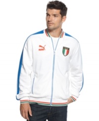 Loud and proud. Show your support in style with this track jacket from Puma. Loud and proud. Show your support in style with this track jacket from Puma.
