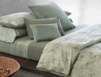 Calvin Klein Home Mercury Flower Flock Twill Queen Flat Sheet - Spring Calvin Klein Home Mercury Flower Flock Twill Queen Flat Sheet - Spring