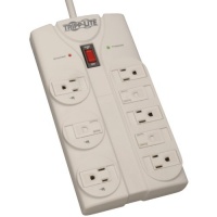 Tripp Lite TLP808 Surge Protector 120V 5-15R 8 Outlet 8ft Cord 1440 Joule Tripp Lite TLP808 Surge Protector 120V 5-15R 8 Outlet 8ft Cord 1440 Joule