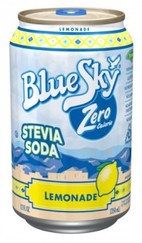 Blue Sky ZERO Calorie Lemonade Stevia Soda, 12-Ounce Cans (Pack of 24)