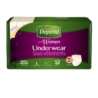 Depend Underwear for Women Maximum Absorbency Economy Plus Pack, Large, 52 Count Depend Underwear for Women Maximum Absorbency Economy Plus Pack, Large, 52 Count