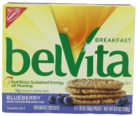 Belvita Breakfast Biscuit, Blueberry, 8.8-Ounce (Pack of 3) Belvita Breakfast Biscuit, Blueberry, 8.8-Ounce (Pack of 3)