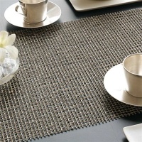 Chilewich Lattice Table Runner, Silver Chilewich Lattice Table Runner, Silver