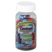 Centrum Flavor Burst Multi-Vitamin Chewable Tablets, Multi-fruit, 60 Count