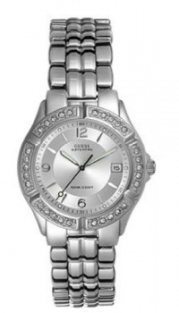 Guess Crytsal Stainless Steel Bracelet Watch G75511m Guess Crytsal Stainless Steel Bracelet Watch G75511m