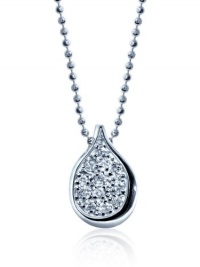 Alex Woo Little Signs Diamond and 14k White Gold Aquarius Pendant Necklace Alex Woo Little Signs Diamond and 14k White Gold Aquarius Pendant Necklace