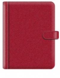 Pierre Belvedere A4/Letter Size Snap Portfolio, Refillable, Red (579250) Pierre Belvedere A4/Letter Size Snap Portfolio, Refillable, Red (579250)