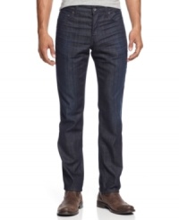 The straight stuff: Lucky Brand's original 221 jeans featuring a low rise, straight fit made from dark, non-distressed denim. The straight stuff: Lucky Brand's original 221 jeans featuring a low rise, straight fit made from dark, non-distressed denim.