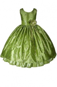 AMJ Dresses Inc Sage Fairy Flower Girl Pageant Dress Size 6