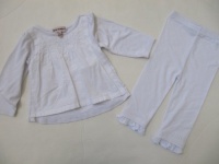 Juicy Couture 2-piece Pant Set Infant/girls Size 6-9 Months White