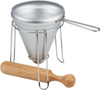 Mirro 9605000A Canning Accessories Food Press with Wooden Pestle, Silver Mirro 9605000A Canning Accessories Food Press with Wooden Pestle, Silver