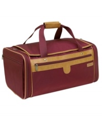 Love at first flight. The smart choice for easy travel, this sharp club bag fits in all of the necessities and still lets you travel light. A versatile design, with exterior easy-access pockets and an interior shoe bag and organizer panel, make packing truly simple. Lifetime warranty. Love at first flight. The smart choice for easy travel, this sharp club bag fits in all of the necessities and still lets you travel light. A versatile design, with exterior easy-access pockets and an interior shoe bag and organizer panel, make packing truly simple. Lifetime warranty.