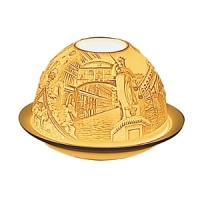 In the world of French art de vivre, Bernardaud is considered the symbol of elite refinement and luxury. A porcelain creation signed by Bernardaud is always appreciated and recognized the world over. Bernardaud artisans use the same technique of hand-sculpting fine, bisque porcelain that was first demonstrated by French artist Paul de Bourgoing in 1828. The glow of a candle shines through the raised and carved surface to contrast light against shadow, revealing a richly detailed design. Bernardaud VotiveLight™ candles add a warm, decorative glow to any room of the home. For a dramatic effect, or to create a festive ambiance, delight your dinner guests by replacing traditional candles with a Bernardaud VotiveLight™. In the world of French art de vivre, Bernardaud is considered the symbol of elite refinement and luxury. A porcelain creation signed by Bernardaud is always appreciated and recognized the world over. Bernardaud artisans use the same technique of hand-sculpting fine, bisque porcelain that was first demonstrated by French artist Paul de Bourgoing in 1828. The glow of a candle shines through the raised and carved surface to contrast light against shadow, revealing a richly detailed design. Bernardaud VotiveLight™ candles add a warm, decorative glow to any room of the home. For a dramatic effect, or to create a festive ambiance, delight your dinner guests by replacing traditional candles with a Bernardaud VotiveLight™.