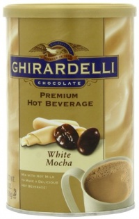 Ghirardelli Premium Hot Beverage Mix, White Mocha, 19-Ounce Cans (Pack of 4) Ghirardelli Premium Hot Beverage Mix, White Mocha, 19-Ounce Cans (Pack of 4)