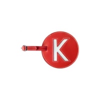 pb travel Leather Initial 'K' Luggage Tag pb travel Leather Initial 'K' Luggage Tag
