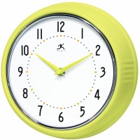Infinity Instruments Aura Retro 9-1/2-Inch Metal Wall Clock Infinity Instruments Aura Retro 9-1/2-Inch Metal Wall Clock