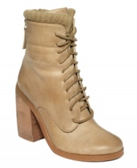 Kick it up a notch as the temperatures drop. Kensie's Dharma booties feature a lace-up vamp, sock detail at the top of the shaft, and a chunky stacked heel that you're sure to love. Kick it up a notch as the temperatures drop. Kensie's Dharma booties feature a lace-up vamp, sock detail at the top of the shaft, and a chunky stacked heel that you're sure to love.
