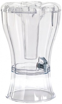 Buddeez Unbreakable 3-1/2-Gallon Beverage Dispenser with Removable Ice-Cone Buddeez Unbreakable 3-1/2-Gallon Beverage Dispenser with Removable Ice-Cone