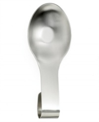 Give your spoons, spatulas and ladles a break with this small spoon rest from Martha Stewart Collection. Perfectly contoured for the task, it's a simple, stylish addition to your kitchen routine. Limited lifetime warranty. Give your spoons, spatulas and ladles a break with this small spoon rest from Martha Stewart Collection. Perfectly contoured for the task, it's a simple, stylish addition to your kitchen routine. Limited lifetime warranty.