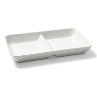 Exclusive to Bloomingdale's, this fine bone china server doubles your presentation with two distinct sections, perfect for offsetting colorful concoctions for a playful display. Exclusive to Bloomingdale's, this fine bone china server doubles your presentation with two distinct sections, perfect for offsetting colorful concoctions for a playful display.